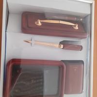 set scrivania 4 accessori -legno - Maserati