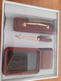 set scrivania 4 accessori -legno - Maserati