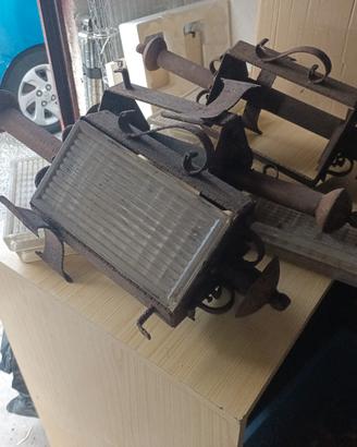 lampada per esterno in ferro