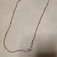 collana di tormalina multicolore con chiusura in a