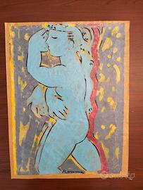 Dipinto pittore Danilo Ravenda (Verona 1933)