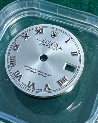 Quadrante Rolex Date-just 26mm - Silver Roman