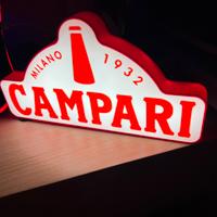 Lampada Lightbox Campari Milano 1932