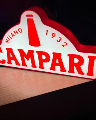 Lampada Lightbox Campari Milano 1932