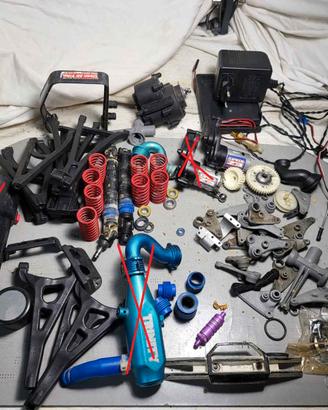 Come in foto ricambi e optional Traxxas 1/16 e 1/8