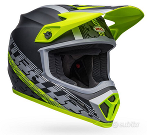 CASCO BELL MX-9 MIPS OFFSET GIALLO ALTA VISIBILITÀ