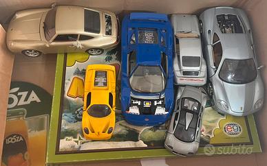 Lotto modellini auto sportive 1:18 e 1:24