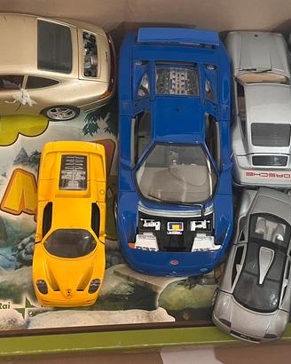 Lotto modellini auto sportive 1:18 e 1:24