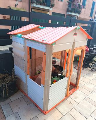 casetta da giardino + giochi mix 