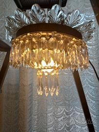 plafoniera lampadario vintage 