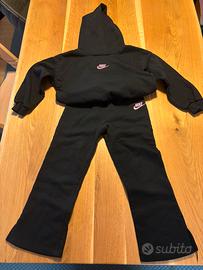 Tuta nike bambina 6-7 anni felpa+pantalone)