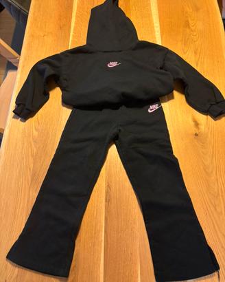 Tuta nike bambina 6-7 anni felpa+pantalone)