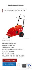 Idropulitrice idromark fm 100