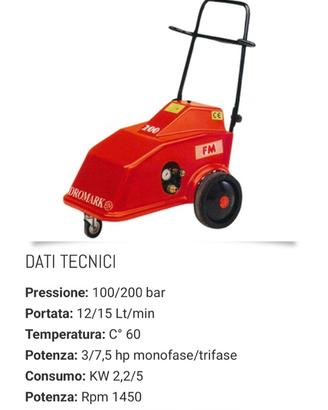 Idropulitrice idromark fm 100