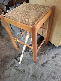 Sgabello impagliato pz 1