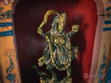 Statuetta Dea Kali in Metallo 12 cm (460g)