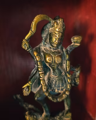 Statuetta Dea Kali in Metallo 12 cm (460g)