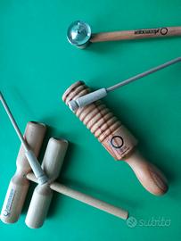 Set strumentini a percussione ritmica (pezzi 3)