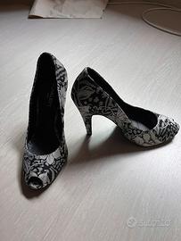 Scarpe donna tacco 39 in broccato Scarlett