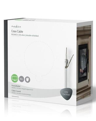Cavo coassiale RG58 C/U rame stagnato 50 Mt