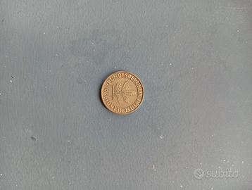 Moneta 5 pfennig 1966
