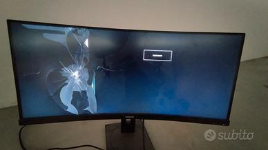 Monitor Philips 346B1C/00 rotto