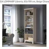 libreria ikea lommarp beige