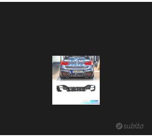 DIFFUSORE BMW F20 LCI 15-19 LOOK M PERFORMANCE NER
