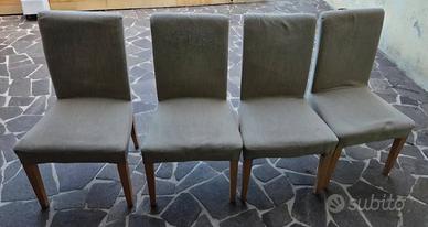 Sedie in legno imbottite