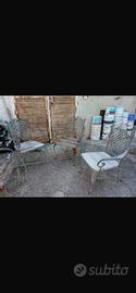 Sedie vintage da giardino