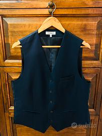 Completo elegante uomo blu scuro + Gilet