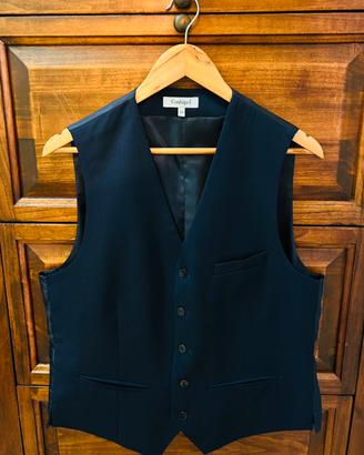 Completo elegante uomo blu scuro + Gilet