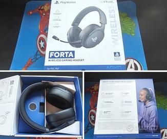 Trust GXT 499 Forta Wireless cuffie PS5 ufficiali