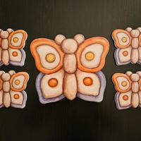 Sottobicchieri Thun farfalla in ceramica