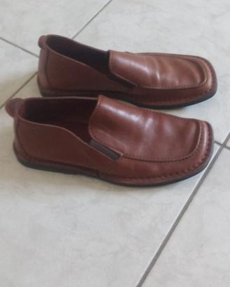 Scarpe pollini in pelle