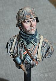 busto colorato resina scala 1/10