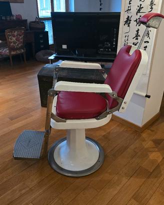 poltrona da barbiere Pietranera anni 60