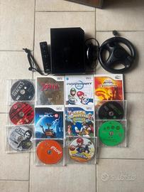 Nintendo Wii console nera +12 giochi