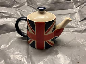 Theiera in ceramica con bandiera UK