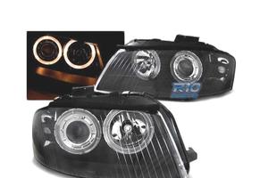 FARI ANGEL EYES AUDI A3 8P 03-08 FONDO NERO