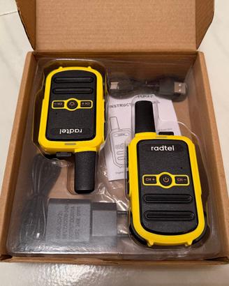 Coppia Radio Ricetrasmittenti PMR446 Radtel RT12