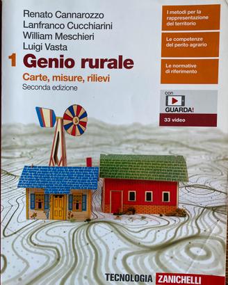 Libro scolastico: Genio rurale 1 Zanichelli