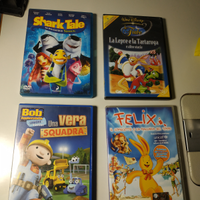 4 DVD cartoni vari