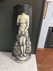 Tegola (ciaramira) dipinta a mano