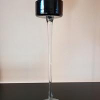 Porta candela in vetro 