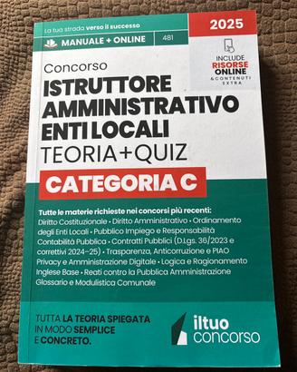 Concorso Istruttore Amministrativo Enti Locali
