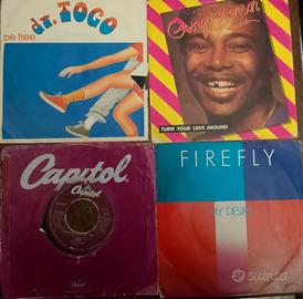 Vinili 45 giri anni 80 disco .