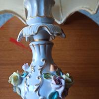 coppia di abat jour Capodimonte