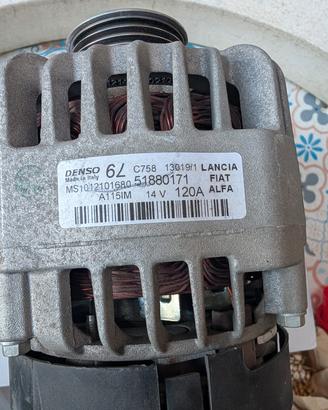 Alternatore DENSO 120A (Fiat Alfa Romeo Lancia) 