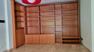 MOBILE LIBRERIA CON PORTA TV PER SALA/SALOTTO